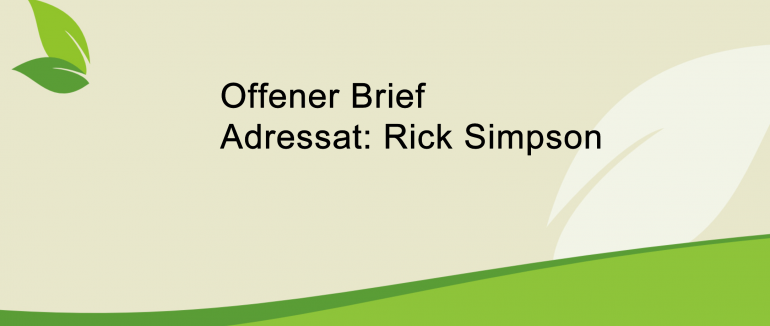 Offener Brief an Rick Simpson